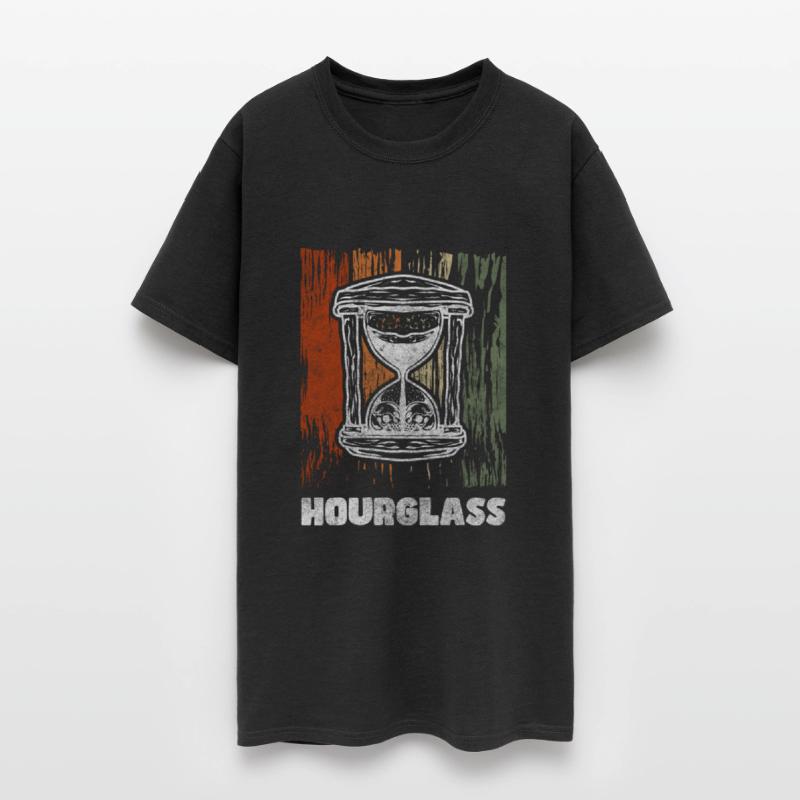 Hourglass Signs Modern Glass