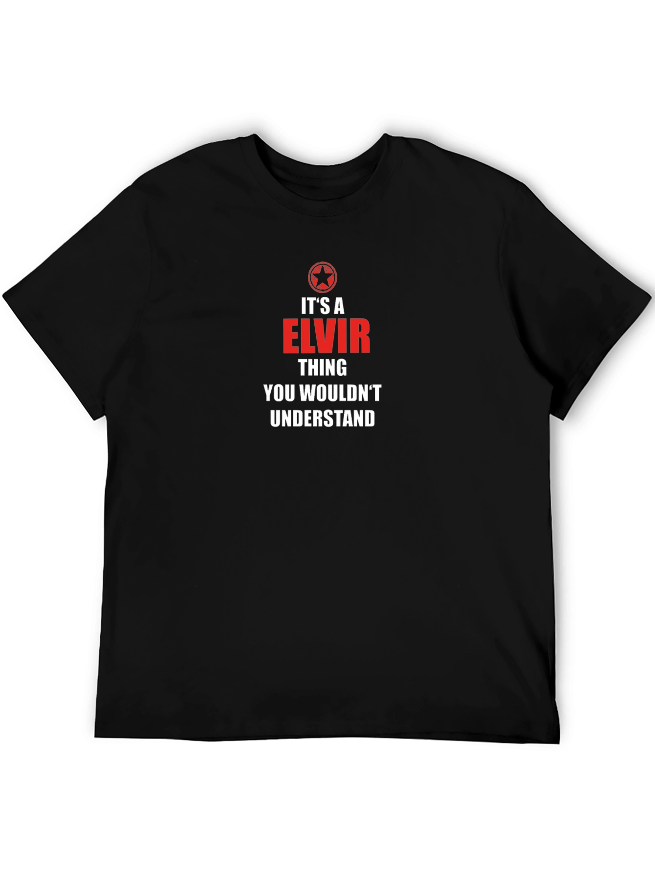 Elvir Thing T-Shirt - Personalized Name Tee