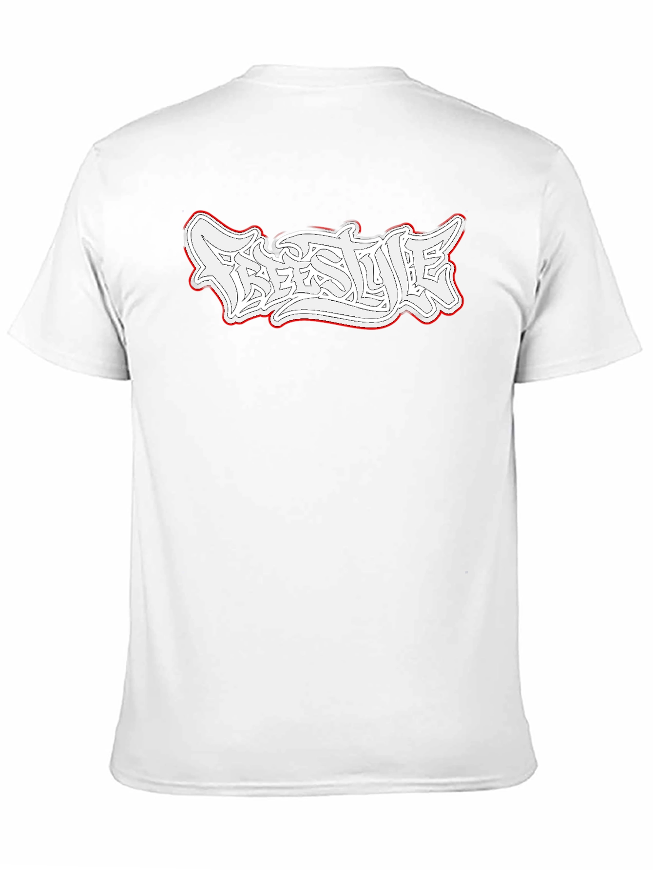 Freestyle Graphic Print Black T-Shirt