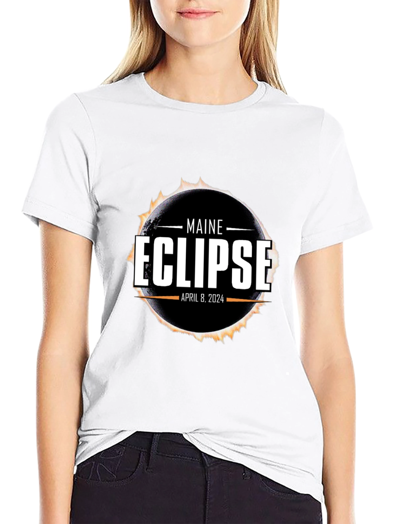 Maine Eclipse April 8 2024 T-Shirt