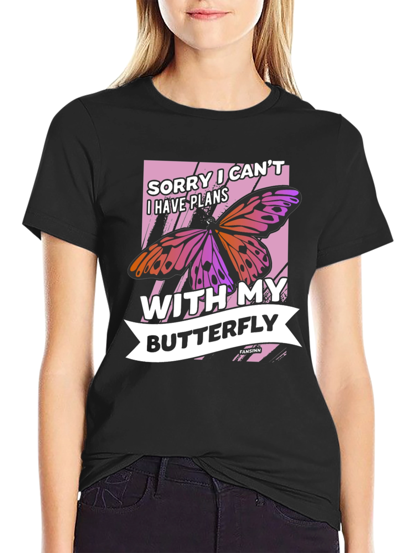 Butterfly Plans T-Shirt - Unique Graphic Tee