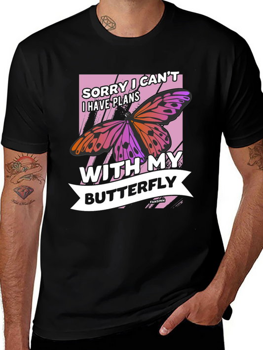 Butterfly Plans T-Shirt - Unique Graphic Tee