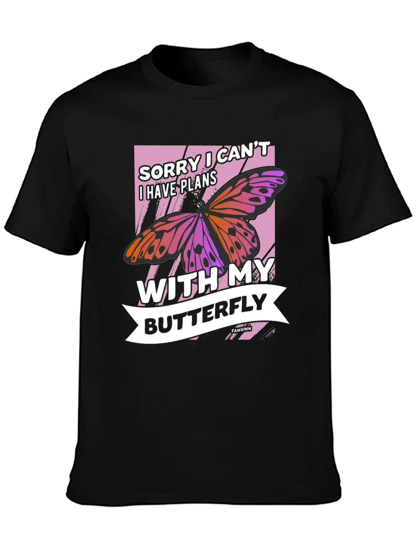 Butterfly Plans T-Shirt - Unique Graphic Tee