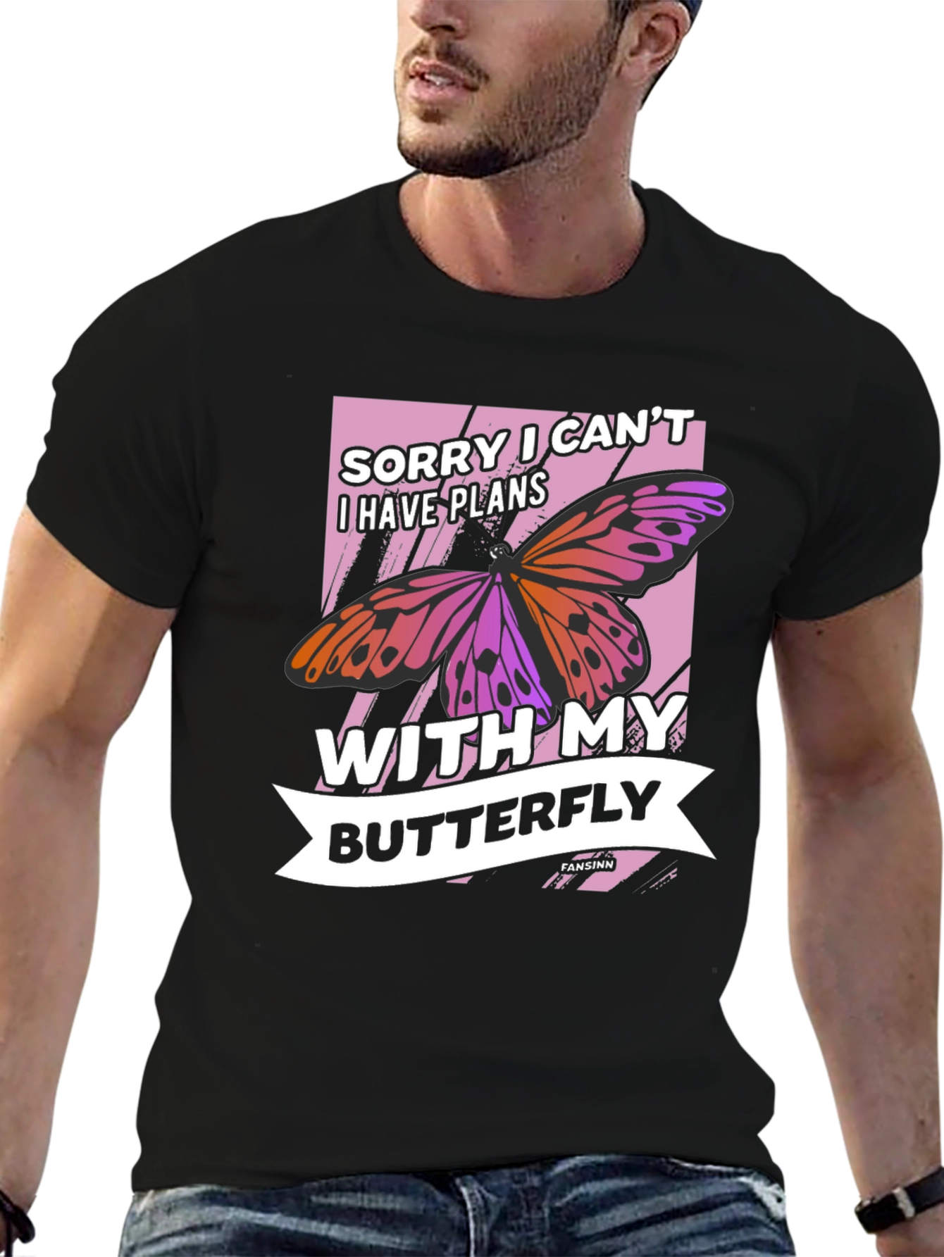 Butterfly Plans T-Shirt - Unique Graphic Tee