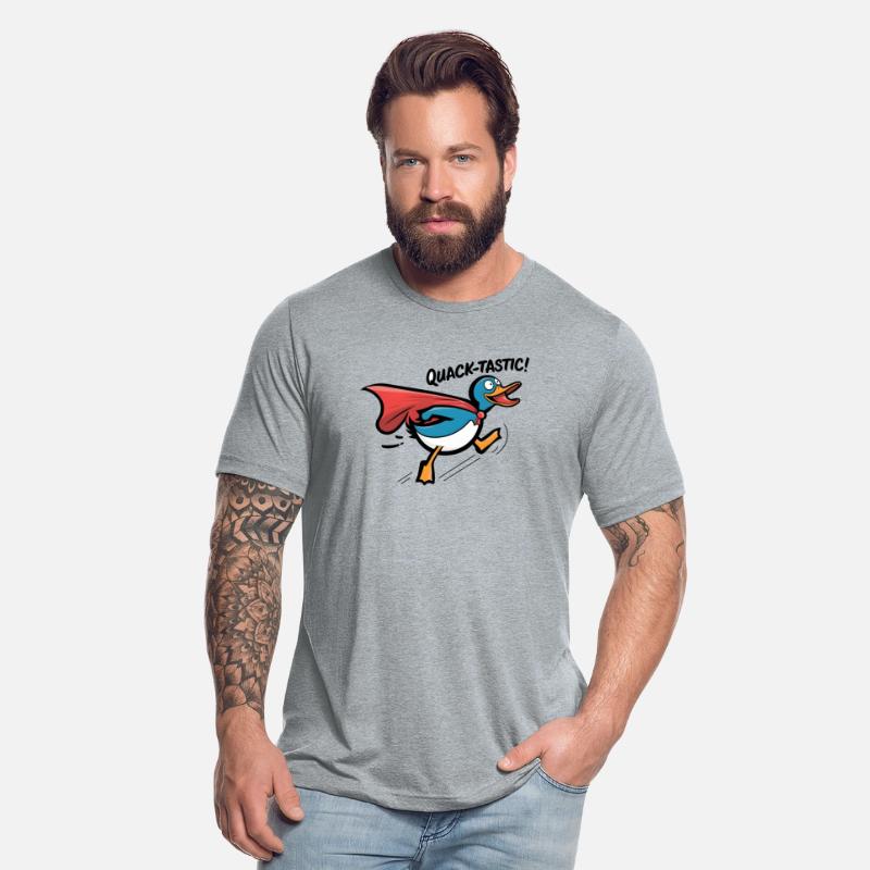 Humorous Duck Superhero Quack-tastic Art Print