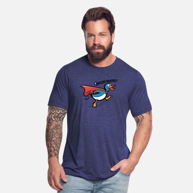 Humorous Duck Superhero Quack-tastic Art Print