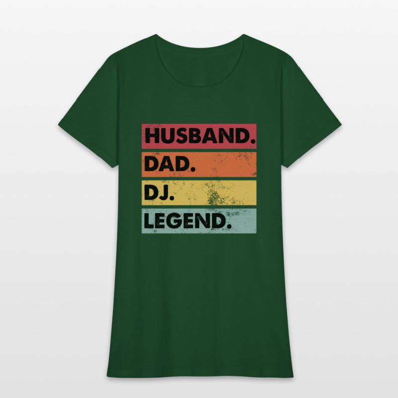 Husband Dad Dj Legend Dj Disc Jockey Music Player