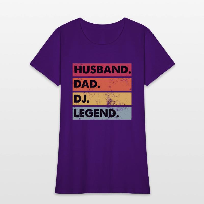 Husband Dad Dj Legend Dj Disc Jockey Music Player