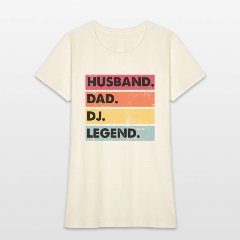 Husband Dad Dj Legend Dj Disc Jockey Music Player
