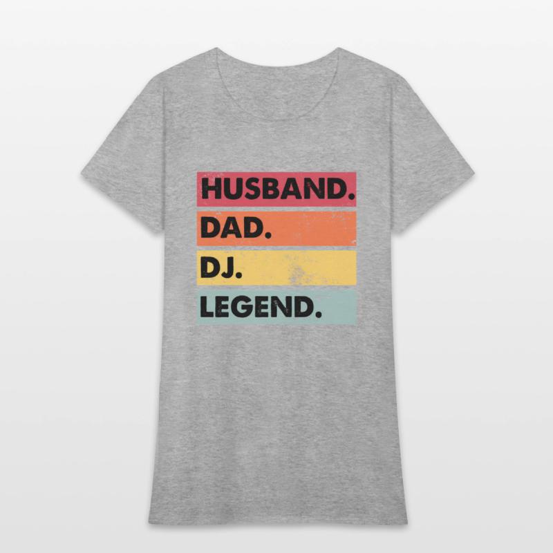 Husband Dad Dj Legend Dj Disc Jockey Music Player