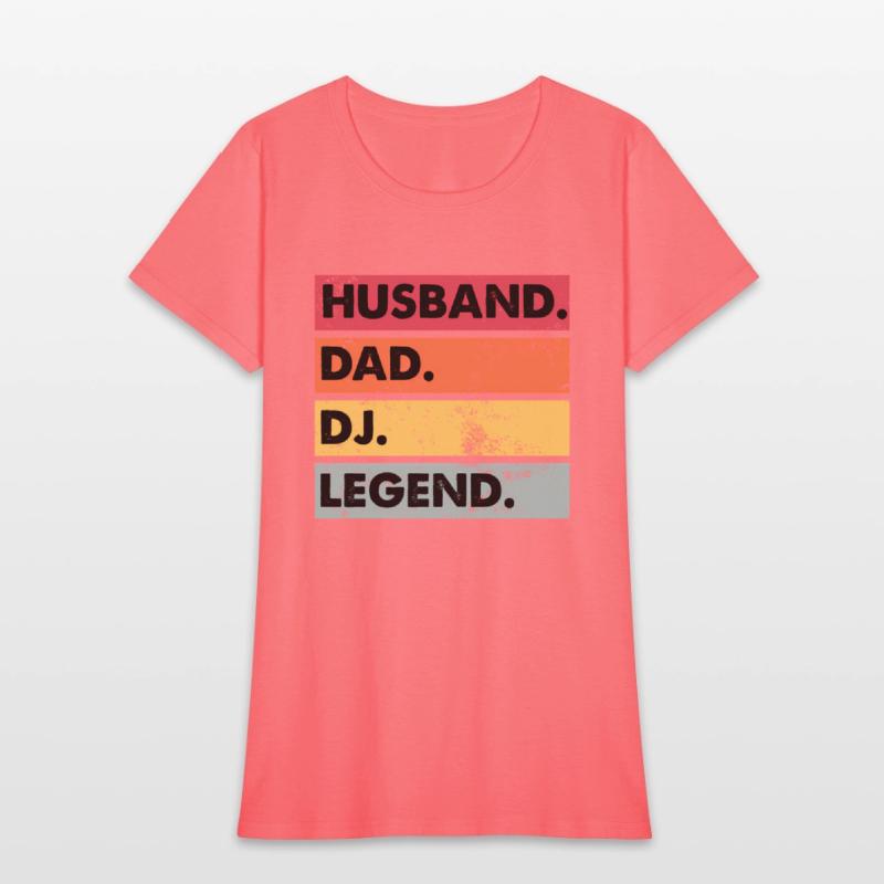 Husband Dad Dj Legend Dj Disc Jockey Music Player