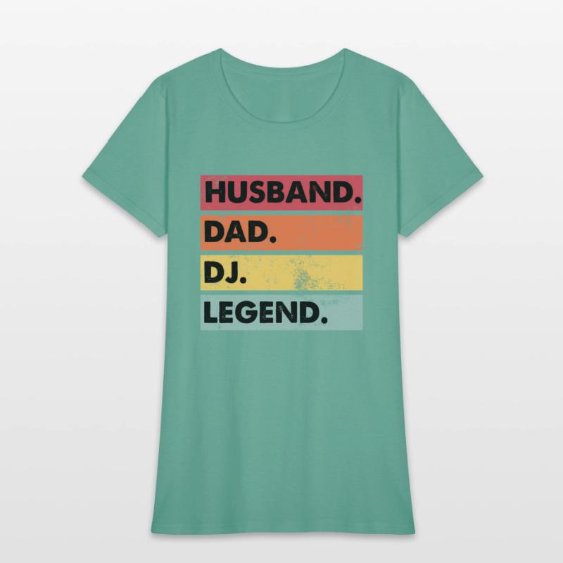Husband Dad Dj Legend Dj Disc Jockey Music Player