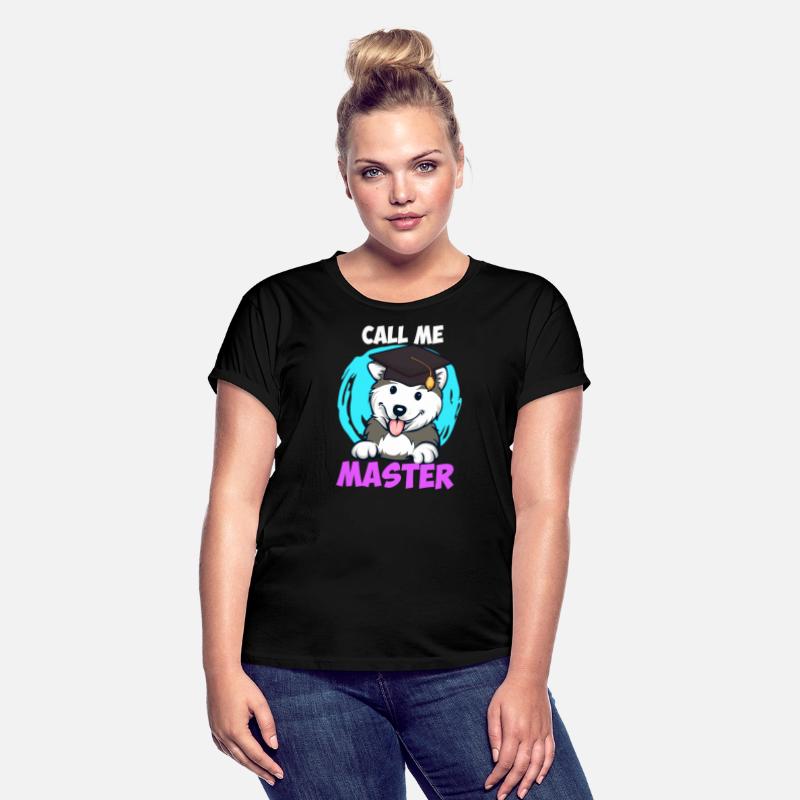 Husky dog fan call me masters degree