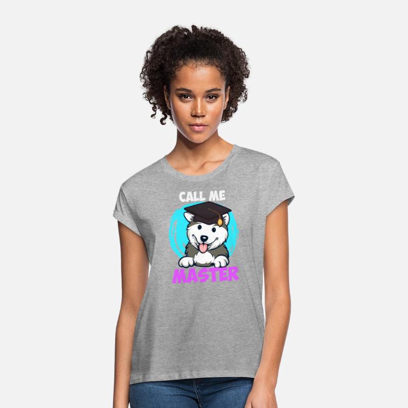 Husky dog fan call me masters degree
