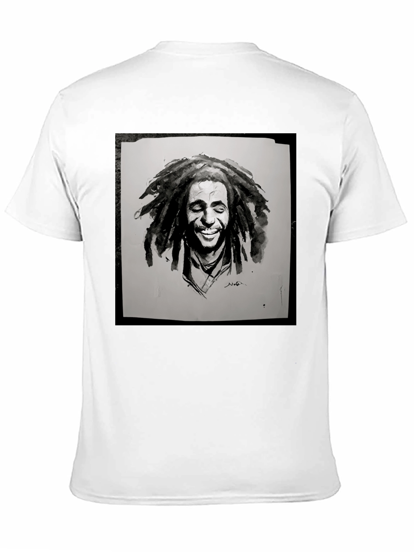 Bob Marley Inspired Graphic Tee - Black