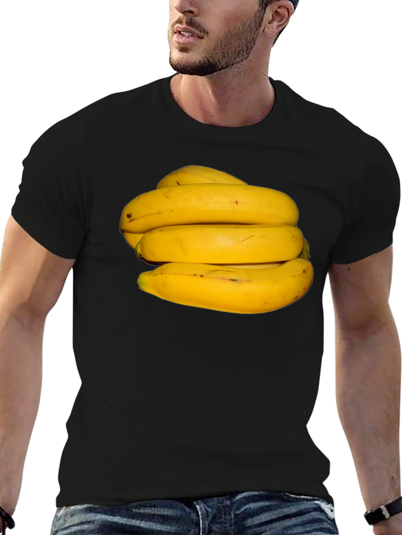 Banana Bunch Graphic T-Shirt - Quirky & Fun!