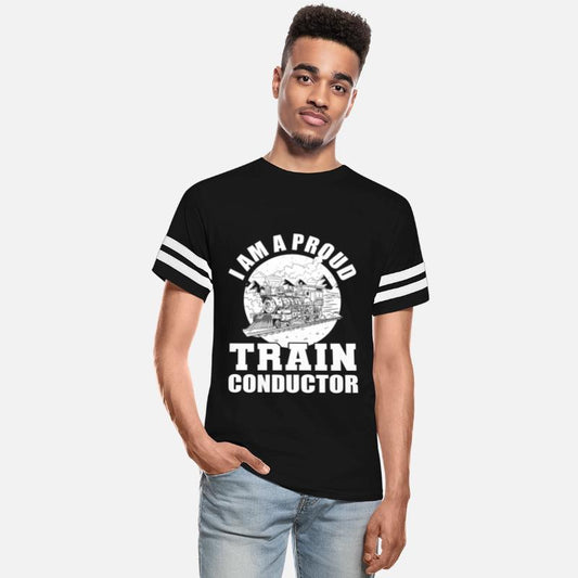 I Am A Proud Train Conductor Railroad Conductor