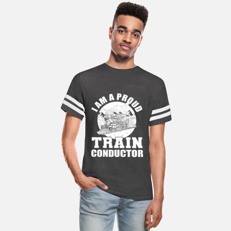 I Am A Proud Train Conductor Railroad Conductor