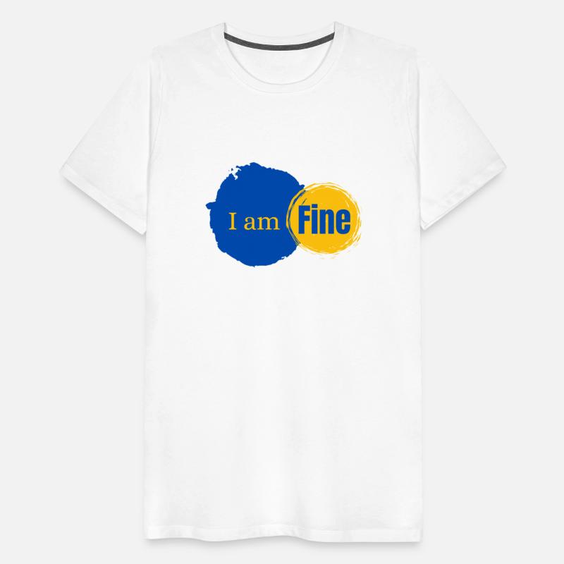 "I am Fine" – Sarcastic Mental Health T-Shirt Desi