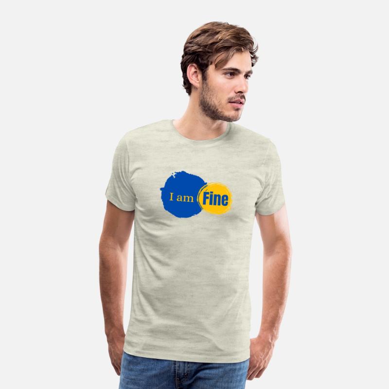 "I am Fine" – Sarcastic Mental Health T-Shirt Desi