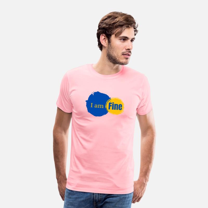 "I am Fine" – Sarcastic Mental Health T-Shirt Desi