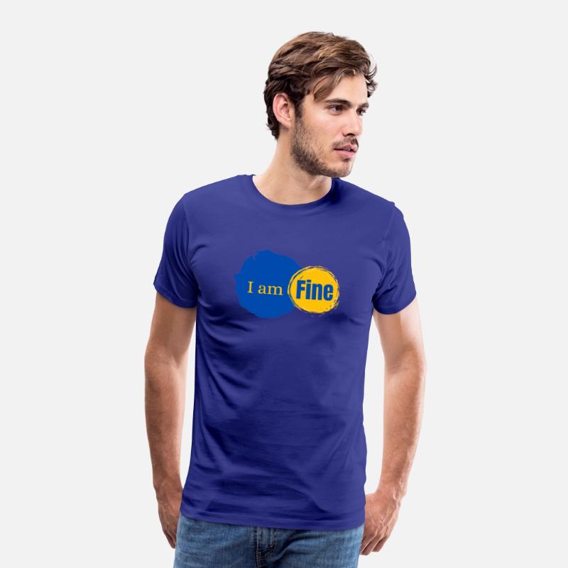 "I am Fine" – Sarcastic Mental Health T-Shirt Desi