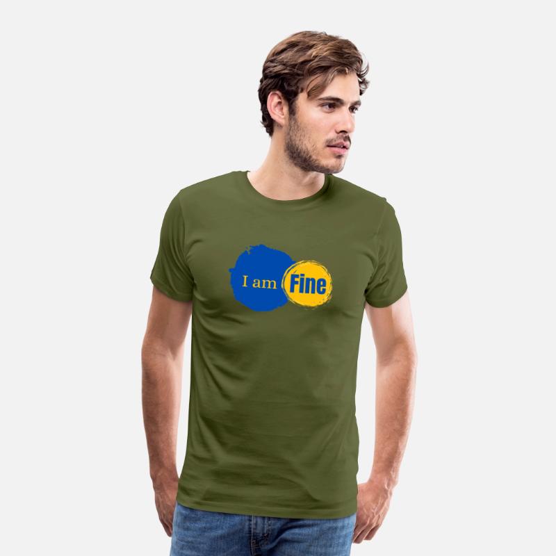 "I am Fine" – Sarcastic Mental Health T-Shirt Desi