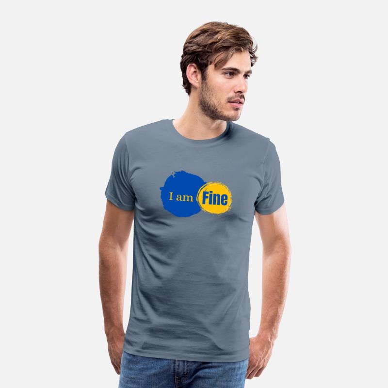 "I am Fine" – Sarcastic Mental Health T-Shirt Desi