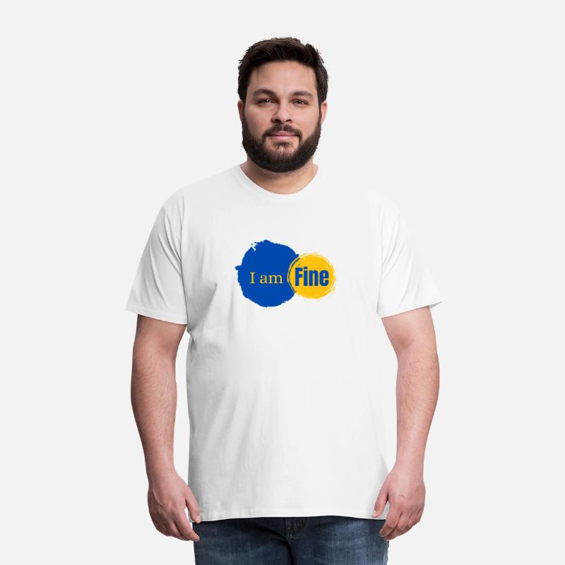 "I am Fine" – Sarcastic Mental Health T-Shirt Desi