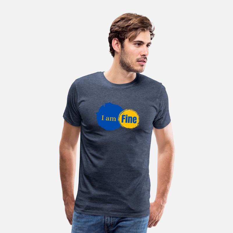 "I am Fine" – Sarcastic Mental Health T-Shirt Desi