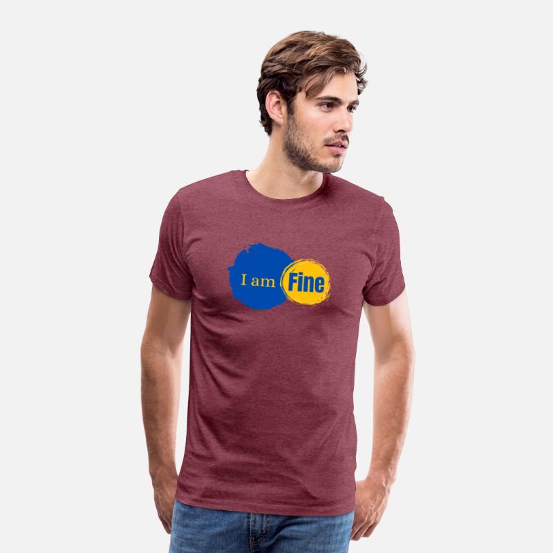"I am Fine" – Sarcastic Mental Health T-Shirt Desi