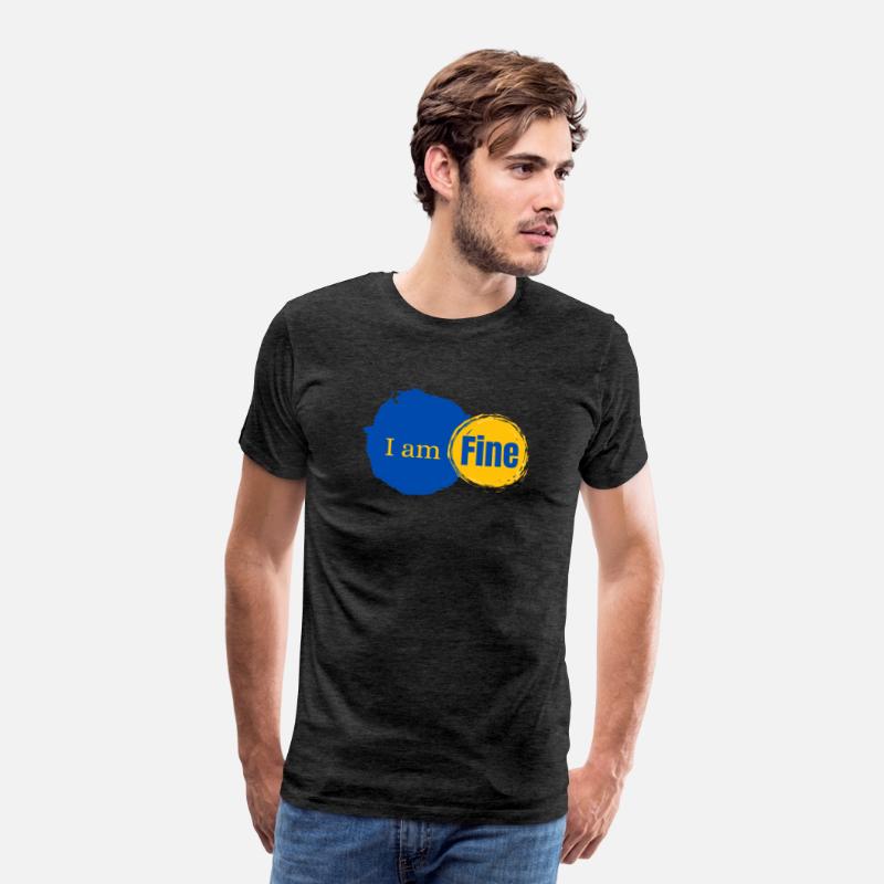 "I am Fine" – Sarcastic Mental Health T-Shirt Desi