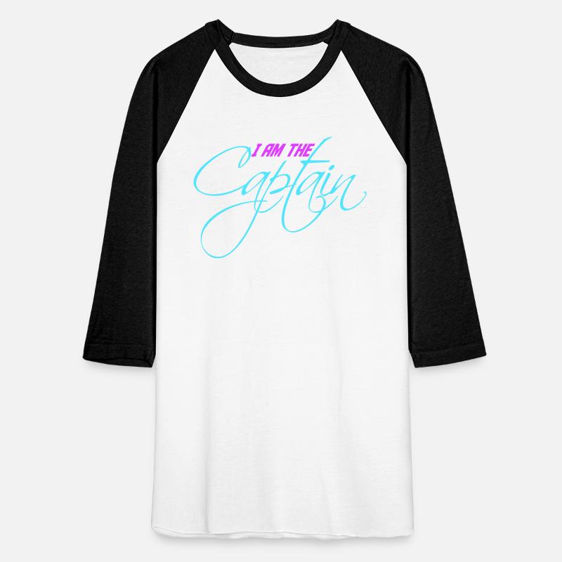 I Am The Captain Sailor Saying Text Quote Fun Logo