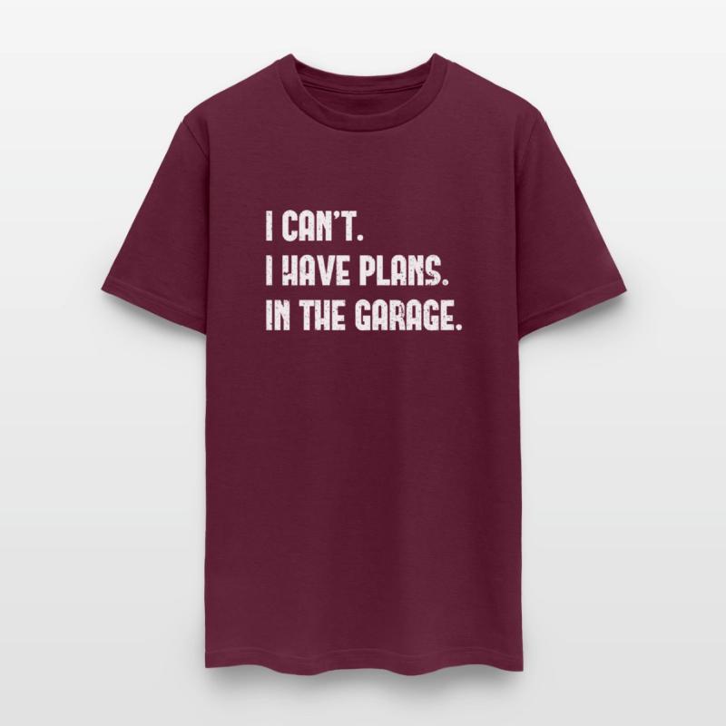 I Cant I Have Plans In The Garage Car Mecha