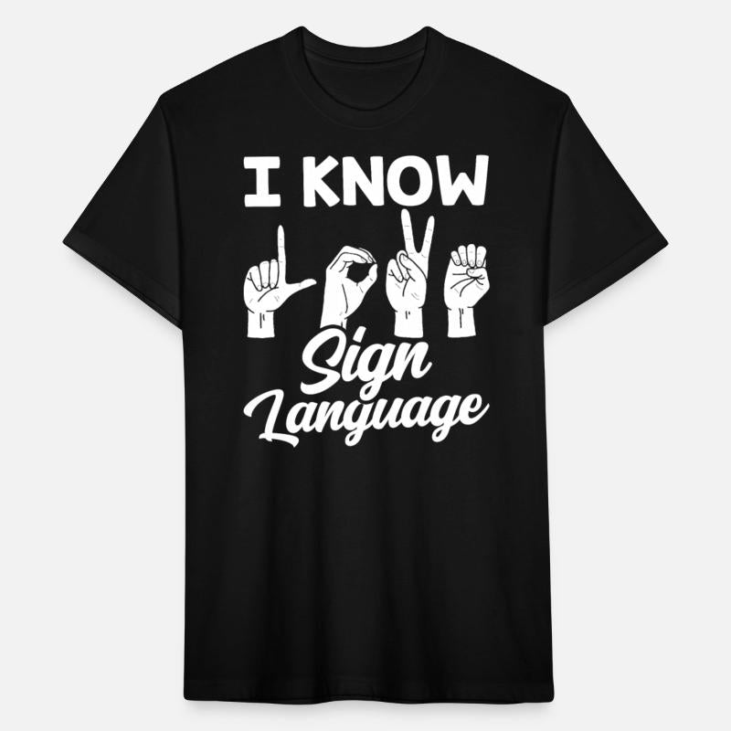 I Know Sign Language Learn Awareness Gesture