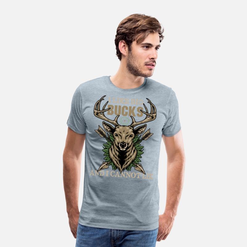 I Like Big Bucks and I Cannot Lie T-shirt Deer Hun