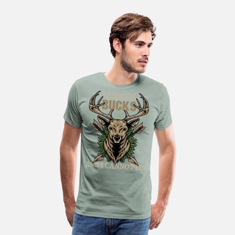 I Like Big Bucks and I Cannot Lie T-shirt Deer Hun
