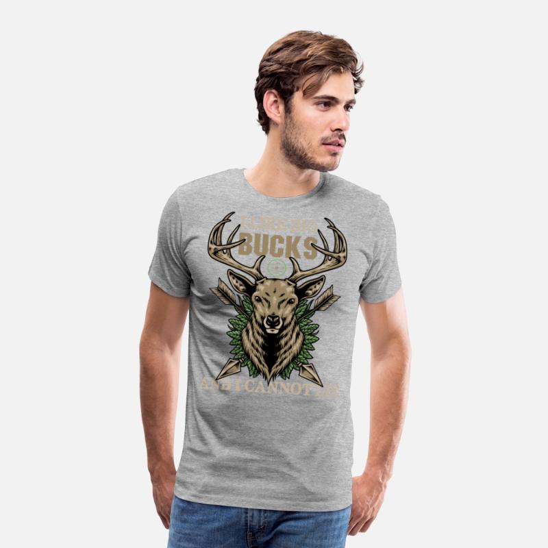 I Like Big Bucks and I Cannot Lie T-shirt Deer Hun