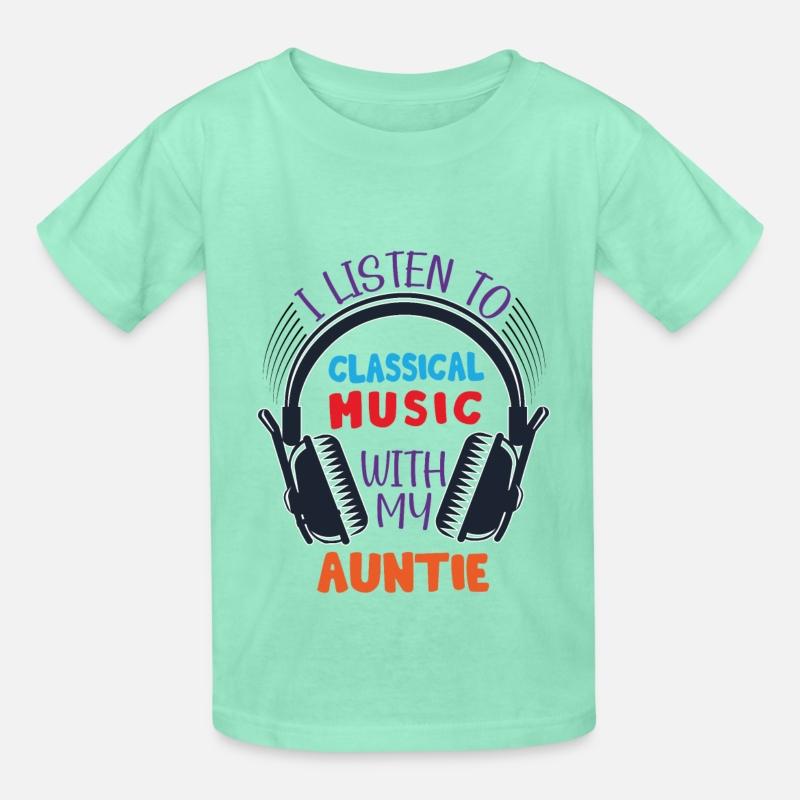 I listen to Classical music with my auntie