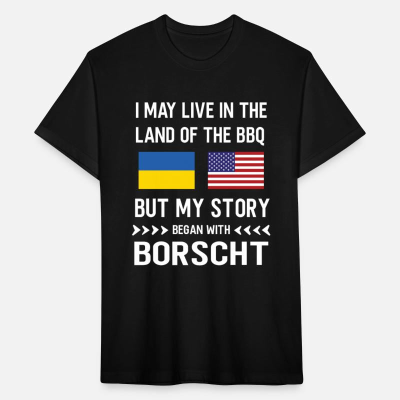 I live in the Land of bbq my story is Ukrainian