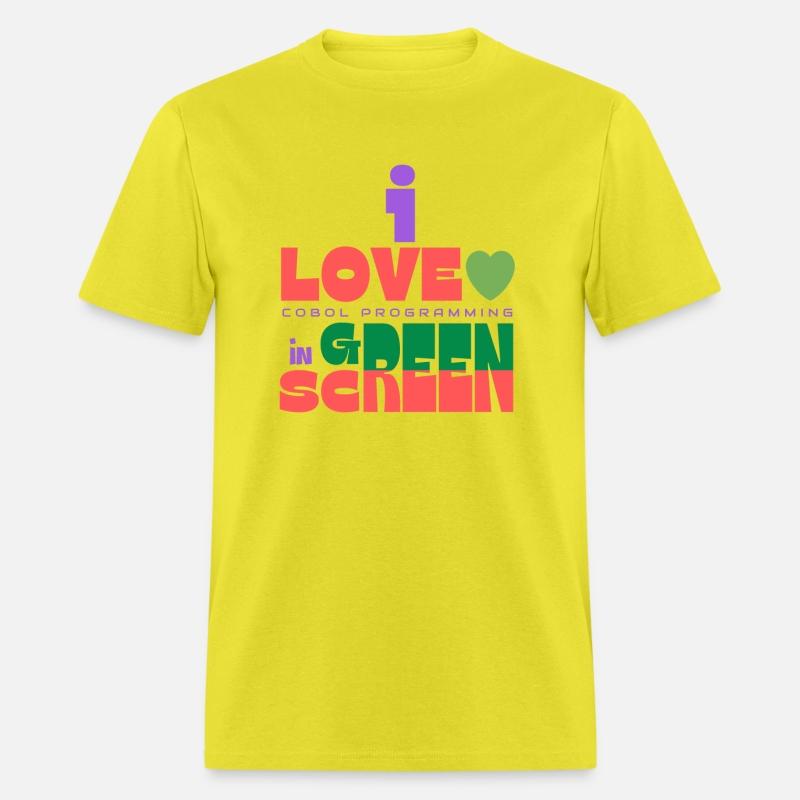 I Love Cobol Programming in Green Screen
