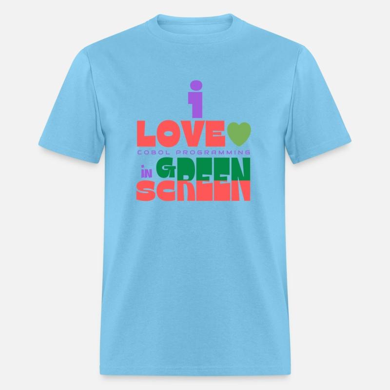 I Love Cobol Programming in Green Screen