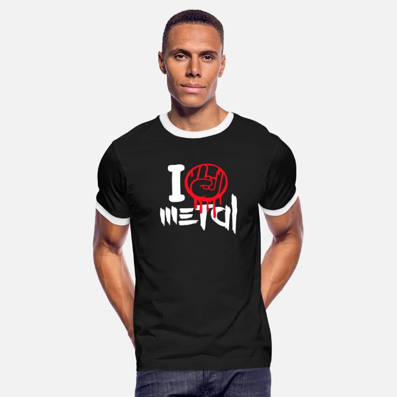 I Love Heavy Metal Hard Rock Music Graffiti Heart