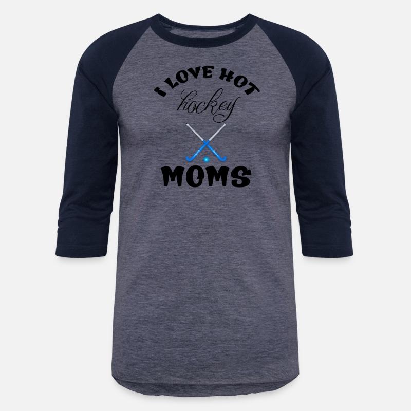 I Love Hockey Moms Funny Design T-Shirt
