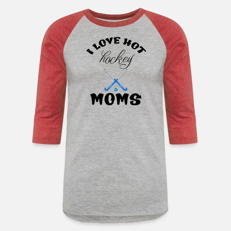 I Love Hockey Moms Funny Design T-Shirt