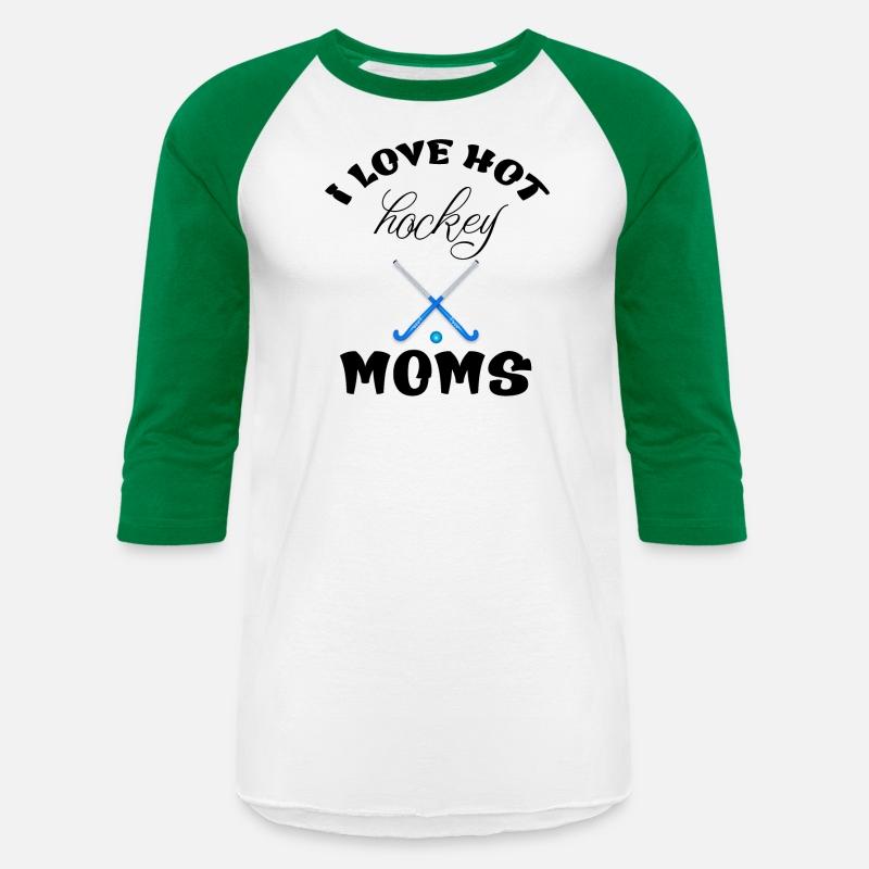 I Love Hockey Moms Funny Design T-Shirt