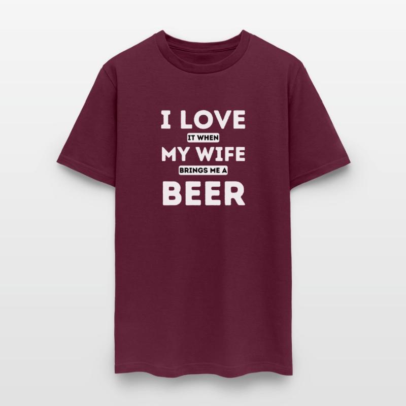 I LOVE it when MY WIFE brings me beer