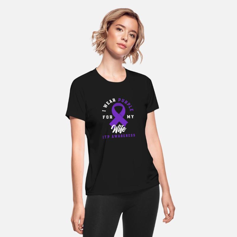I Wear Purple for My Wife ITP Awareness