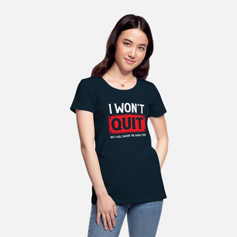 I Won't Quit Funny Workout Running