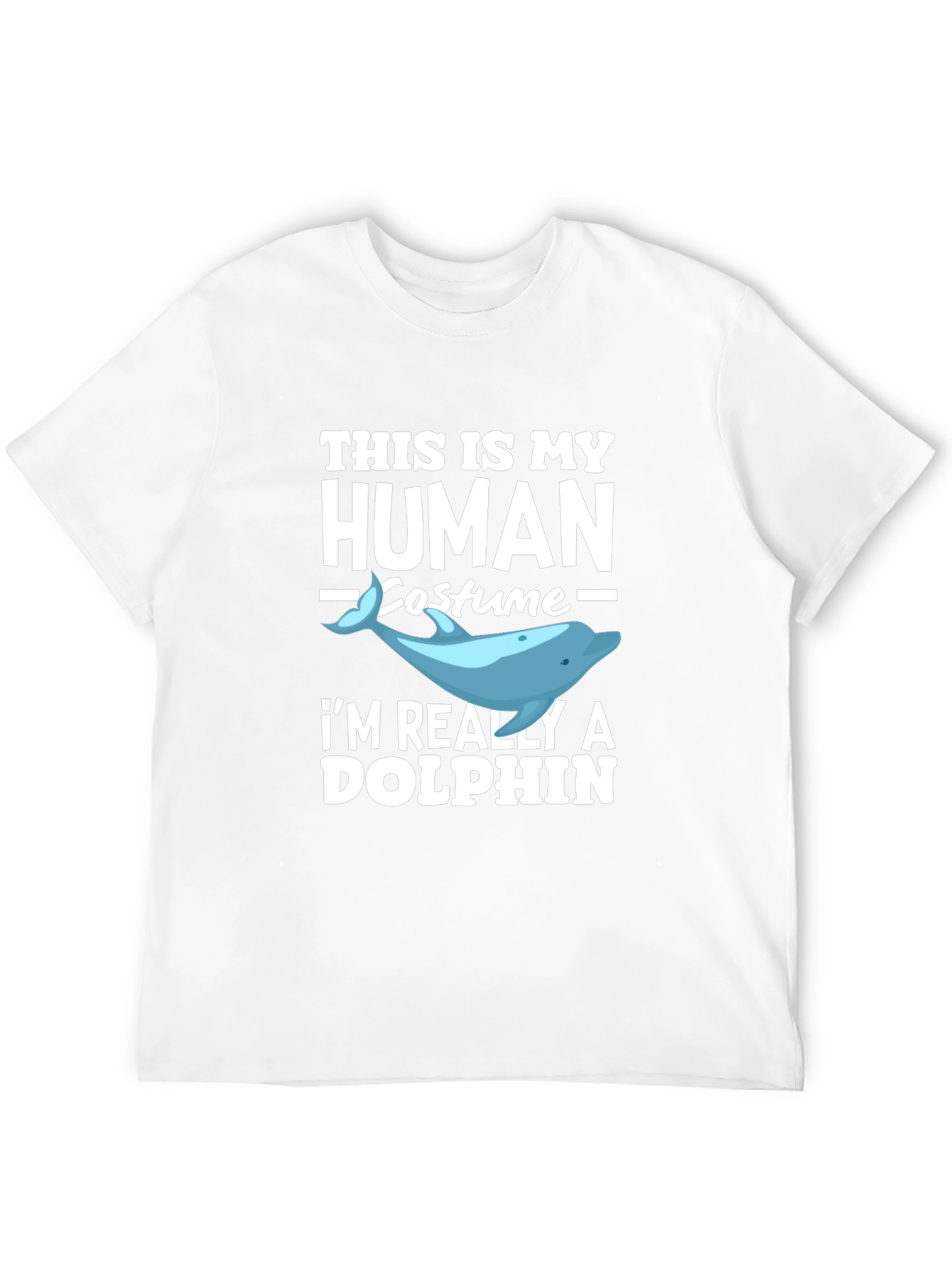 Human Costume Dolphin Graphic T-Shirt